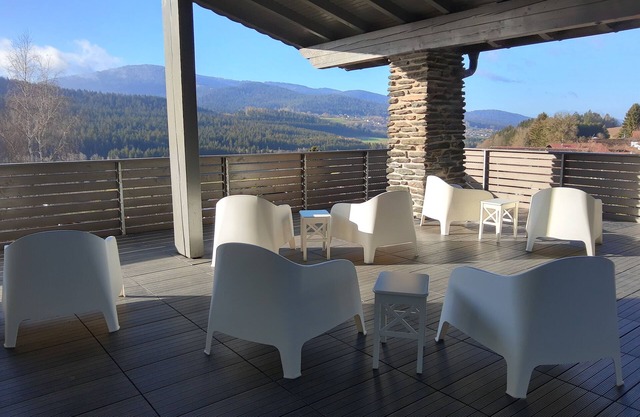 BayVista, the Bavarian Forest Lodge: 2-room apartment balcony/mountain view