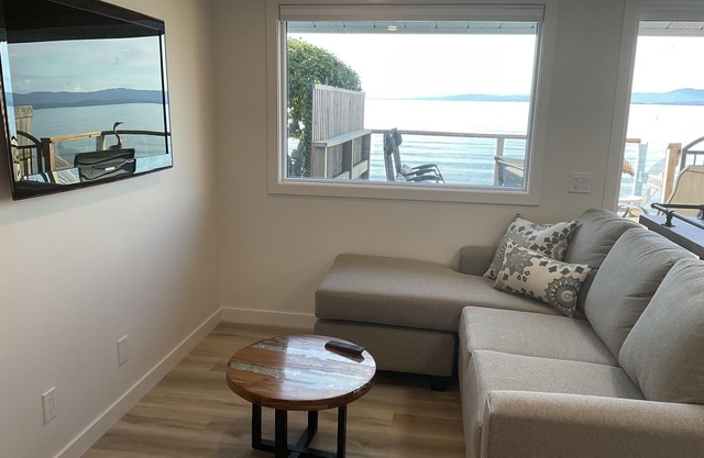 Beach front cottage.