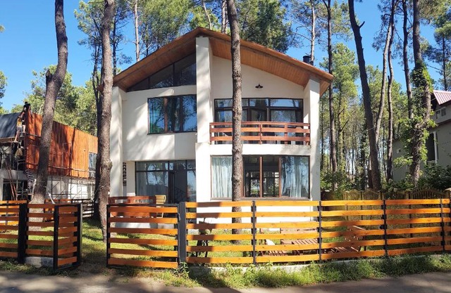 Beachfront 4-bedroom home in Kaprovani pine forest