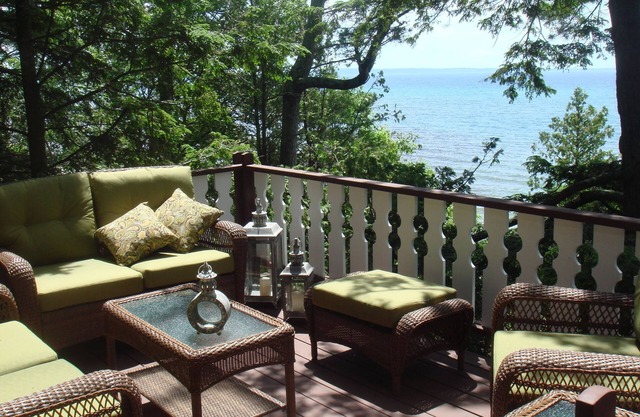 Beachfront Lake Michigan Retreat -Sleeps 8- Private Beach & Stunning Sunsets