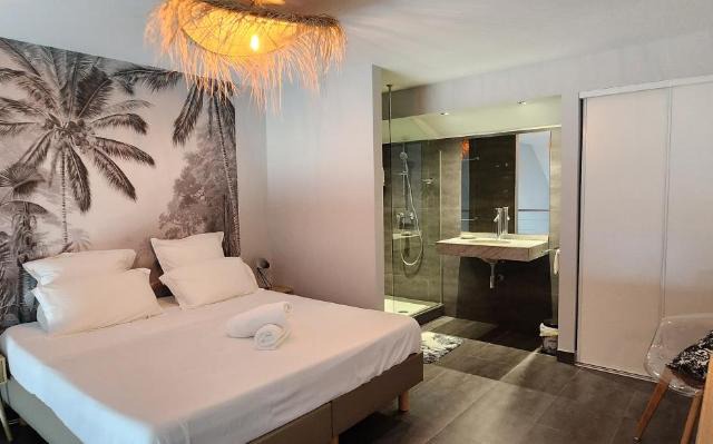 Beau duplex vue mer avec piscine et accès plage
