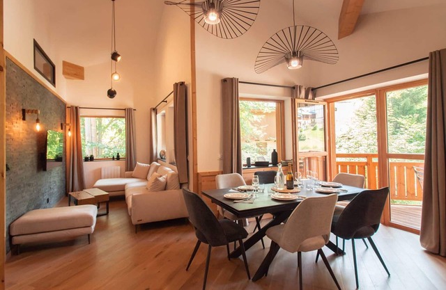 Beautiful 5-room apartment in Valmorel with parking, 8 people.