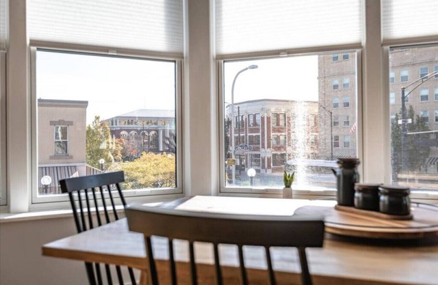 Beautiful corner view loft in downtown Champaign.