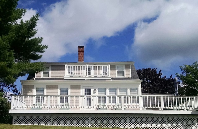 Beautiful cottage overlooking Belfast Harbor.