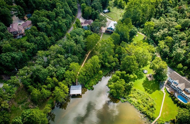 Beautiful country home on three acres and three hundred feet of waterfront.