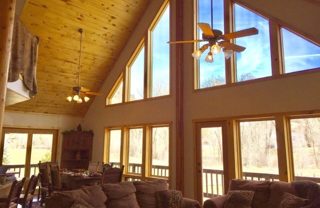 Beautiful Home on 24 acre setting, private mountain, creek, Close to Downtown
