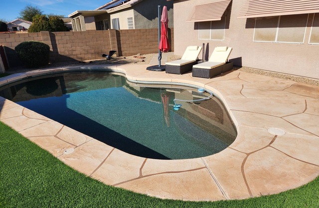 Beautiful home with a private pool