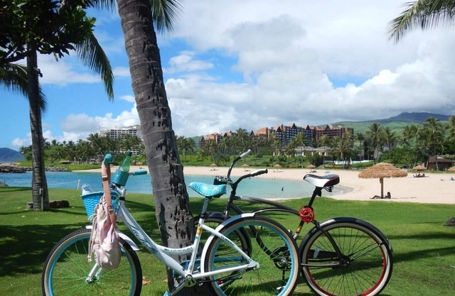 Beautiful Koolina ground floor Villa Bikes, Beach Gear, close walk to beach!