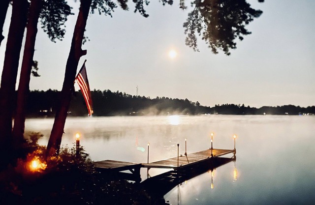 BEAUTIFUL LAKEFRONT RETREAT ON PRIVATE 1 ACRE LOT ON CRYSTAL LAKE IN GRAY, MAINE