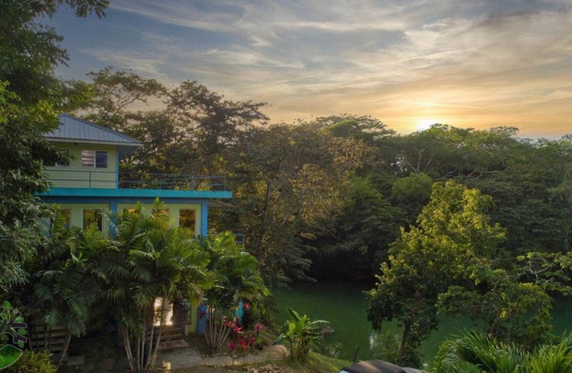 Beautiful large house with two decks and excellent view of the Mopan River