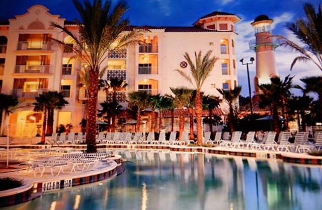 Beautiful Marriott's Grande Vista Resort nestled among four pools