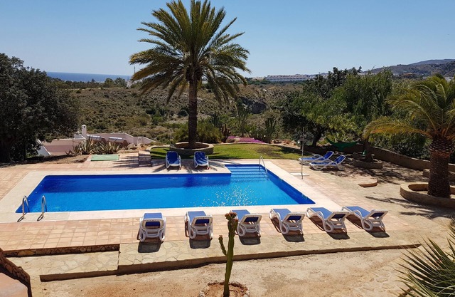 Beautiful villa with private pool and gardens and spectacular sea views