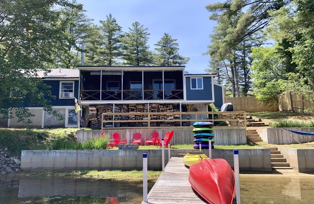 Big Pine Lakefront Cottage with Dock, Fire Pit & BBQ