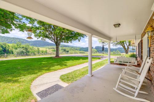 Blue Ridge Mtn Views Ranch-Style Home in Sparta!