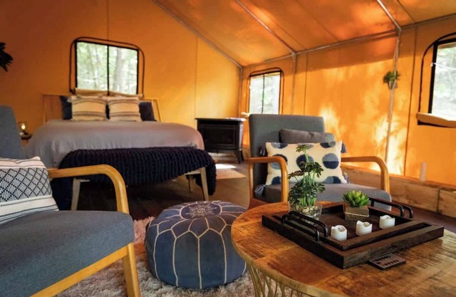 Bluejay's Nest-Lux Camping Tent in the Gorge️