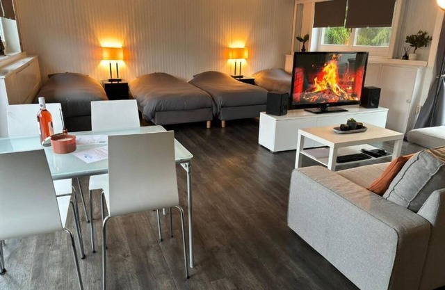 Boathouse Amsterdam with bikes