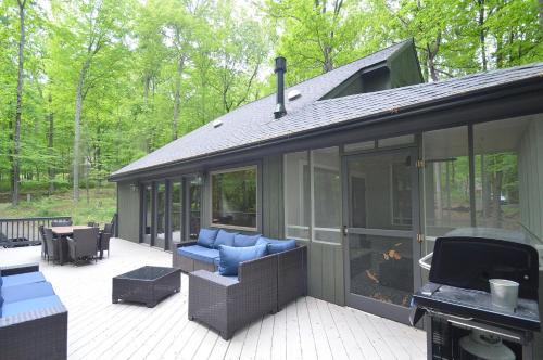 Bobcat 22 - Hot Tub, Game Room, Wifi, Fire Pit, Pool Access, Fireplace, Grill, Screen Porch, Hiking, Deck, King Bed, Pet Friendly