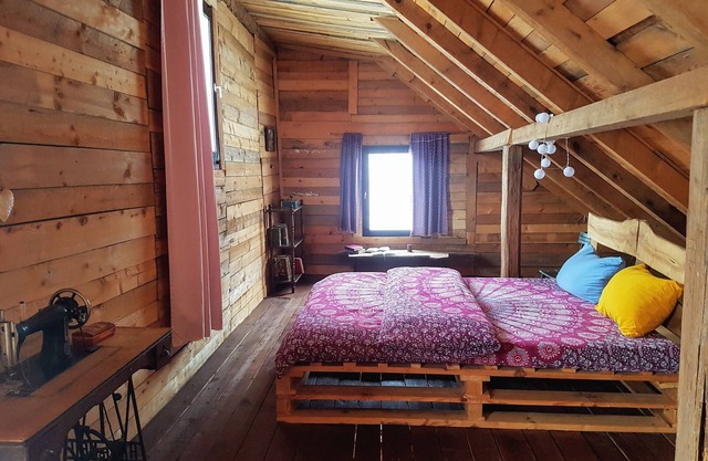 Boho eco cabin in the woods on Fruška gora