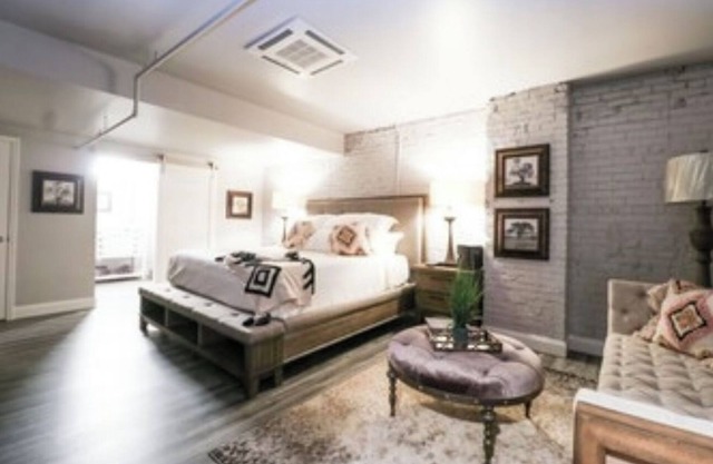 Boutique hotel in historic downtown Seneca. Room #6, King Bed.