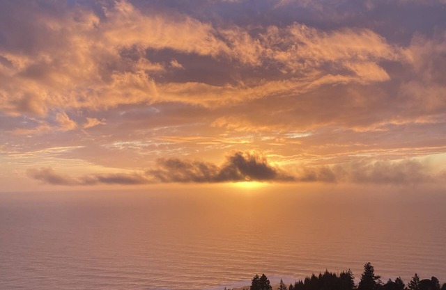 Breathtaking ocean views from the comfort of a lovely home with expansive deck.
