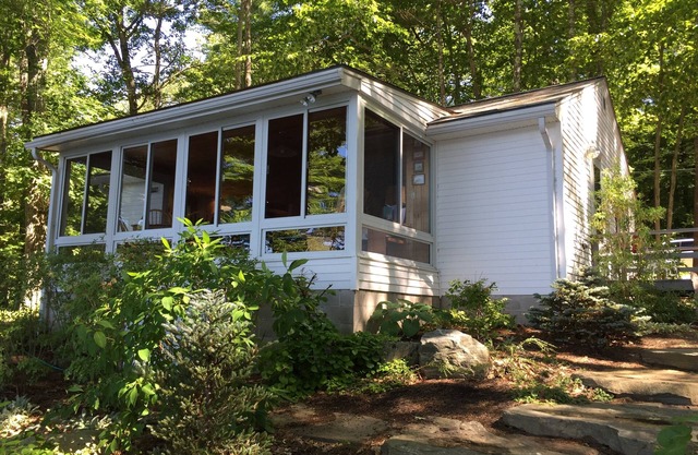 Bright and cozy waterfront home on Panther Pond with stunning lake views!