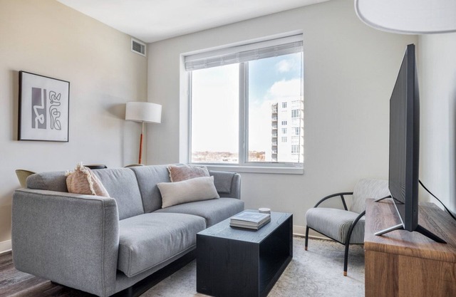 Bright Edgewater 2BR w/Gym & Lounge, nr Red Line, by Blueground