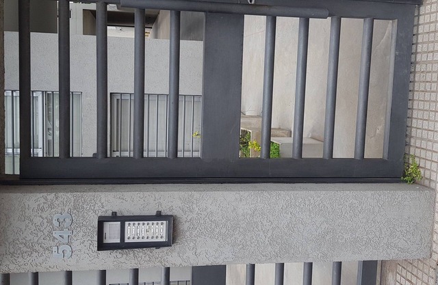 brown apartment complex