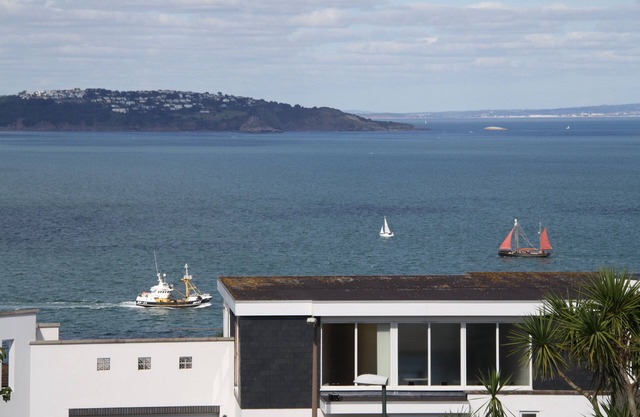 BUNTING BRIXHAM - Beautiful marine town house with extensive sea views