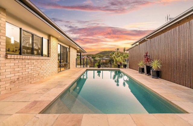 CABA17 Waterfront home with a pool!