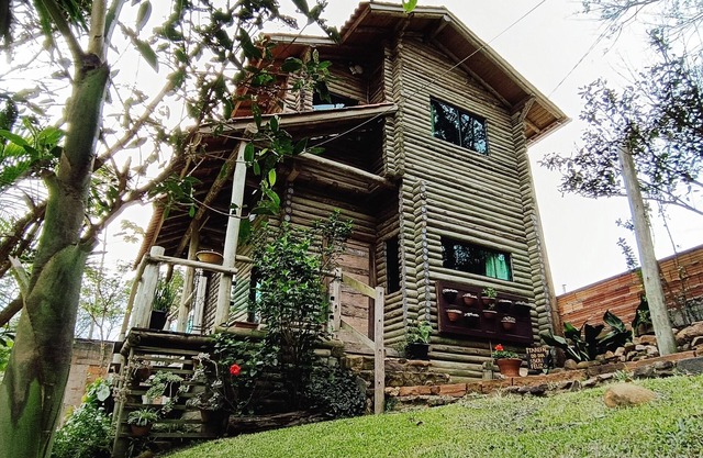Cabana Americana Estilo Diferenciado e Aconchegante