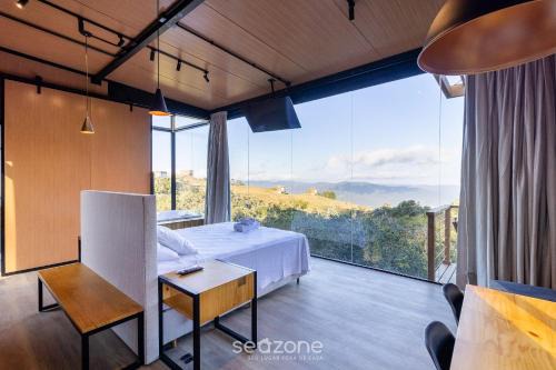 Cabana c/jacuzzi e vista para as montanhas VST031