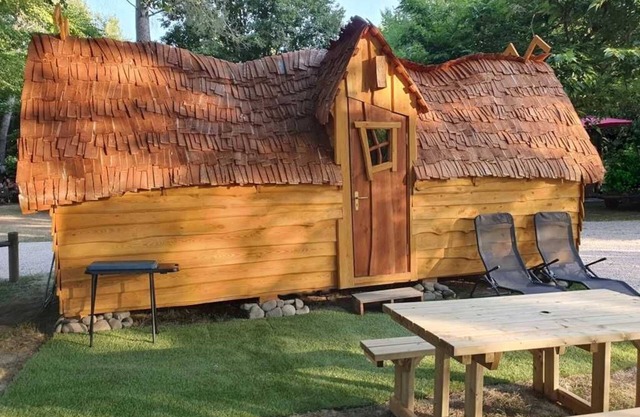 Cabane 4 étoiles - Parc aquatique - ccaadei