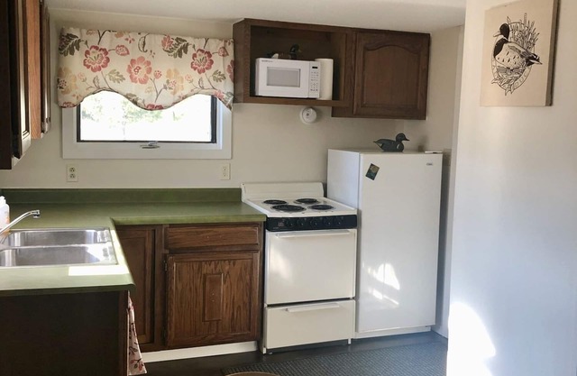 Cabin by lake, pet friendly, quiet