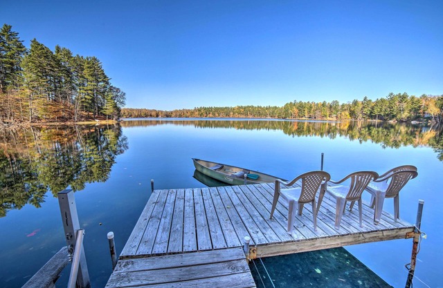 Cabin on Powell Lake w/On-Site Snowmobile Trails!