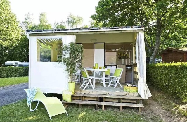 Camping le Jardin des Cévennes* - Mobil-Tent Tithome 3 rooms 4/5 people Without Sanitary