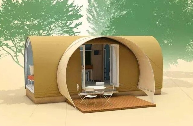 Camping le Jardin des Cévennes* - Coco Sweet 2 rooms 4 people Without Sanitary