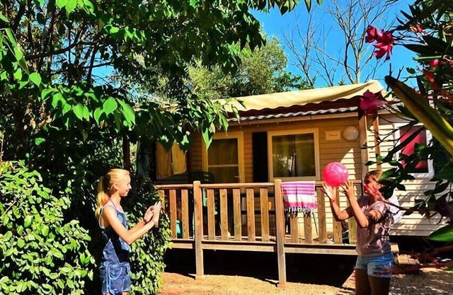 Camping maeva Club Les Rivières * - Mobile Home 4 Rooms 6 People Air Conditioned + TV