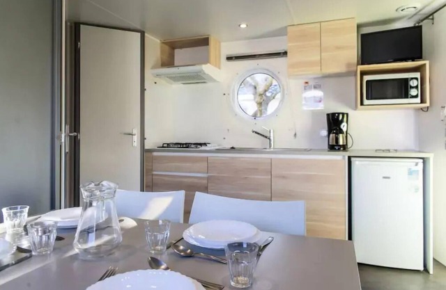 Camping Paradis le Vallespir* - Mobile home Pimevere 3 rooms 4 adults + 1 child