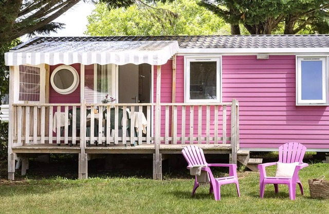 Camping Romanée L'Evasion* - Mobile home CONFORT - 3 bedrooms - Clim. 6 persons
