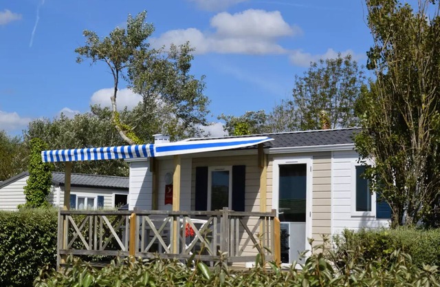 Campsite Ker Vella - Mobile Home 3 rooms 4/5 people semi-covered terrace
