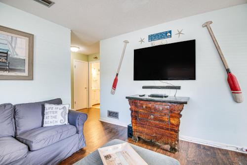 Cape Canaveral Cottage with Hot Tub Walk to Beach