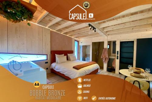 Capsule Bobble Mons Centre - Jacuzzi - Sauna - Netflix