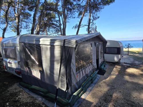 Caravan near the sea