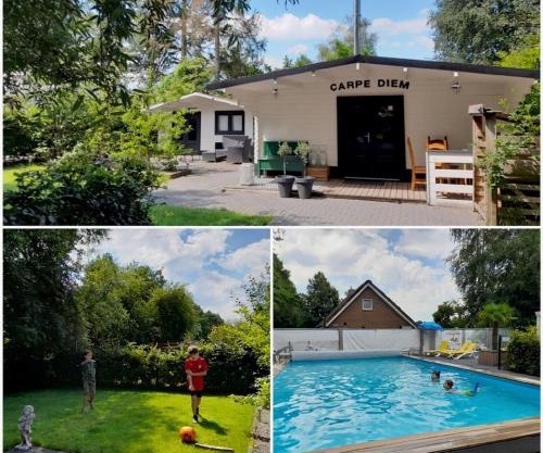 Carpe Diem, het ruime chalet met houtkachel nabij Wildlands Emmen