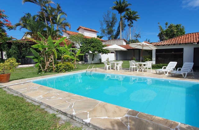 Casa Búzios 5Qtos swimming pool barbecue beaches Geribá and Manguinhos