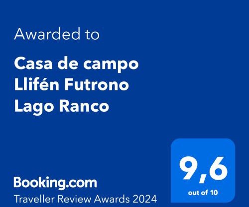 Casa de campo Llifén Futrono Lago Ranco