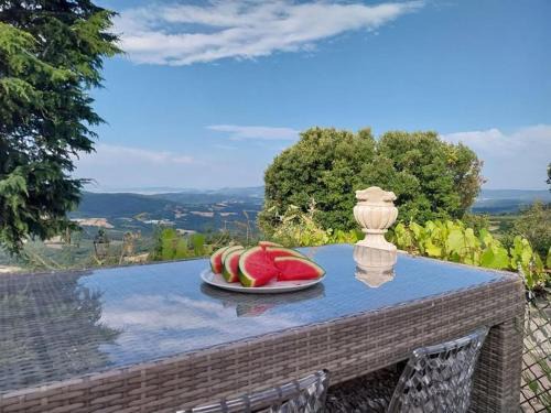 Casa Sole di Toscana con 5 camere, grande terrazza panoramica, giardino e vasca relax idromassaggio
