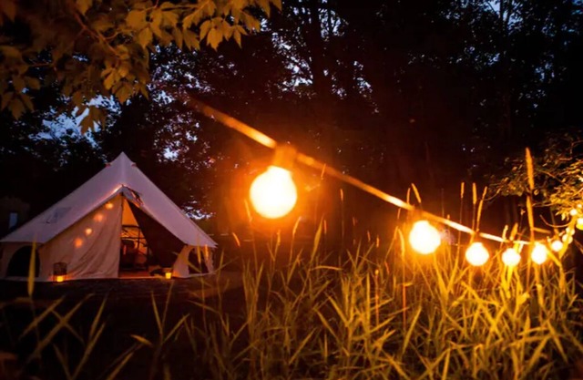 Cedar Tent at The Grove Glamping