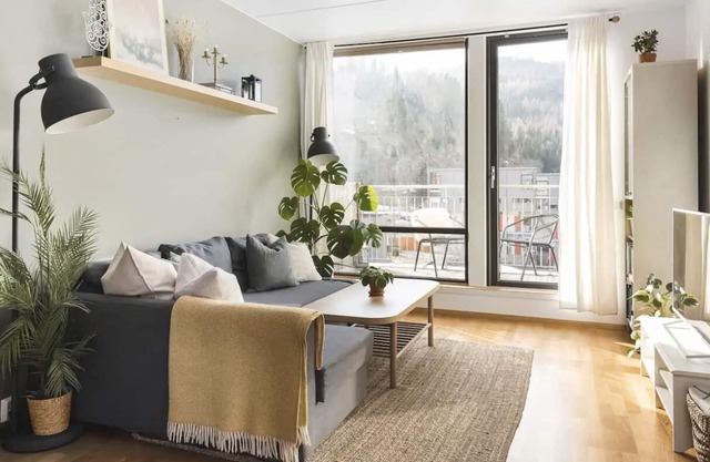 Central and Cosy 53 sqm Apartment at Ilsvika
