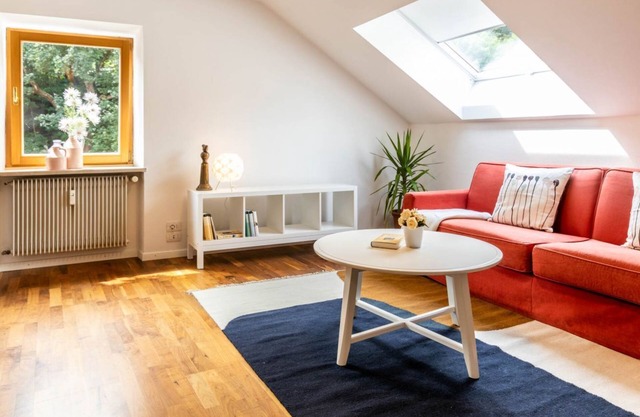 Central Attic Castle View with private parking